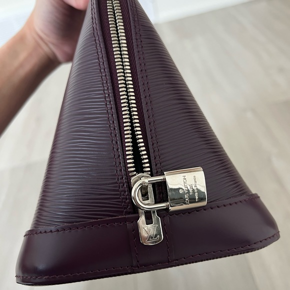 Louis vuitton purple alma pm bag - Picture 6 of 10